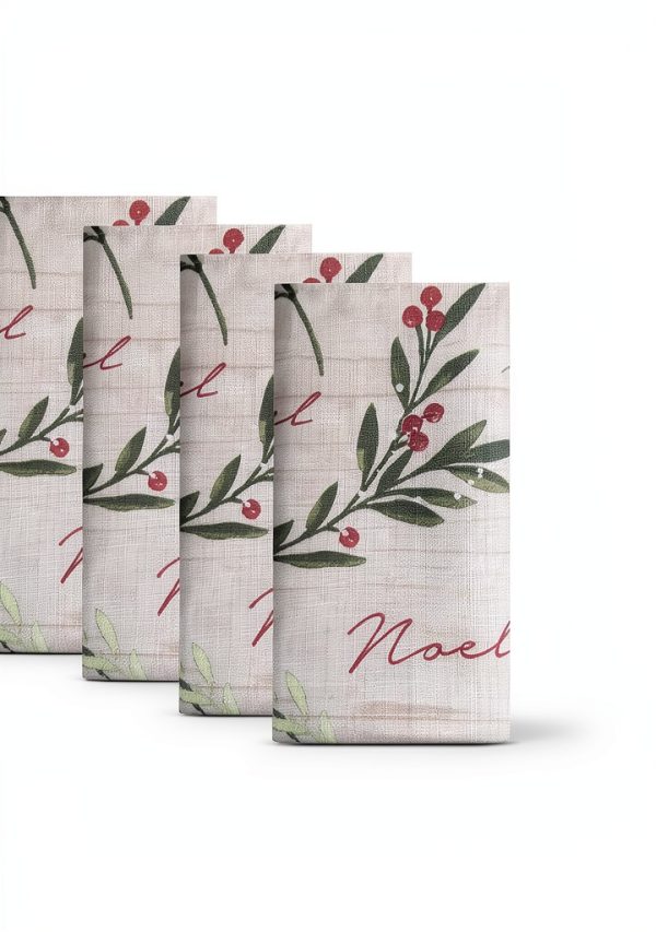 Elrene Christmas Napkins Holiday Tree Fabric Set of 4-1