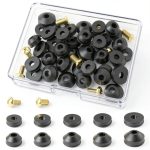 Ullnosoo Faucet Washer Kit Durable Rubber Brass Screws-0