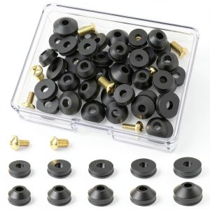 Ullnosoo Faucet Washer Kit Durable Rubber Brass Screws-0