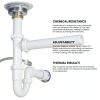 HIGHCRAFT Faucet Washers Poly Plastic Brass Durable Leak-4