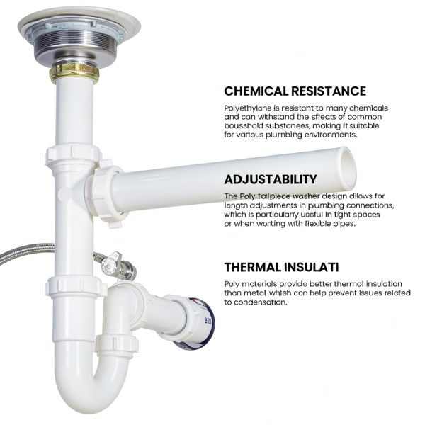 HIGHCRAFT Faucet Washers Poly Plastic Brass Durable Leak-4