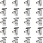 EFIELD Angle Stop Valve Brass Chrome Plumbing Fixture-0
