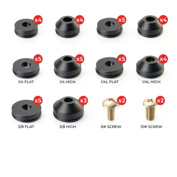 Qualihome Faucet Washers Assorted Kit Durable Leak Repair-1