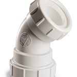 Pavo Faucet Washer White Polypropylene 45°-0