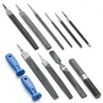 Neiko Metal File and Rasp Set 12-Piece Hand Files with PVC Handles-0