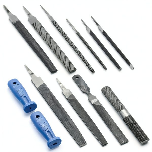 Neiko Metal File and Rasp Set 12-Piece Hand Files with PVC Handles-0