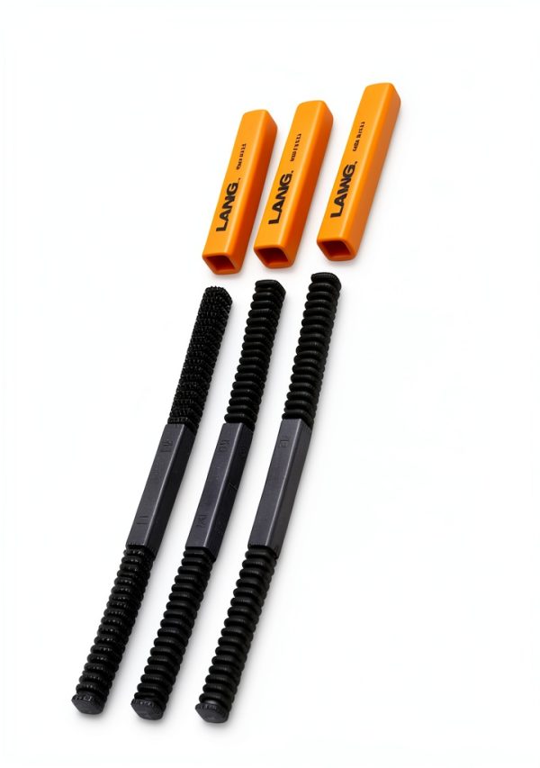 Thread Restorer File Set 2573 3-Piece by Lang Tools Black Metal Files-3