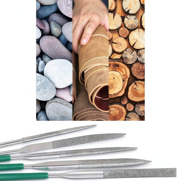 Millousong Hand File Set,Diamond Needle Files 6.3' /10 Shapes for Metal,Plastic,Wood,3D Printer Basic Suite for home and office with box-5