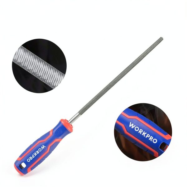 WORKPRO Metal File Set 3‑Piece 8‑Inch High Carbon Steel Hand Files-5