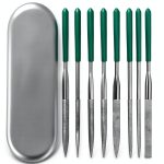 Millousong Hand File Set,Diamond Needle Files 6.3' /10 Shapes for Metal,Plastic,Wood,3D Printer Basic Suite for home and office with box-0