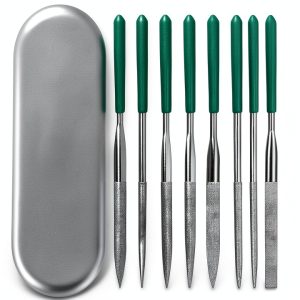 Millousong Hand File Set,Diamond Needle Files 6.3' /10 Shapes for Metal,Plastic,Wood,3D Printer Basic Suite for home and office with box-0