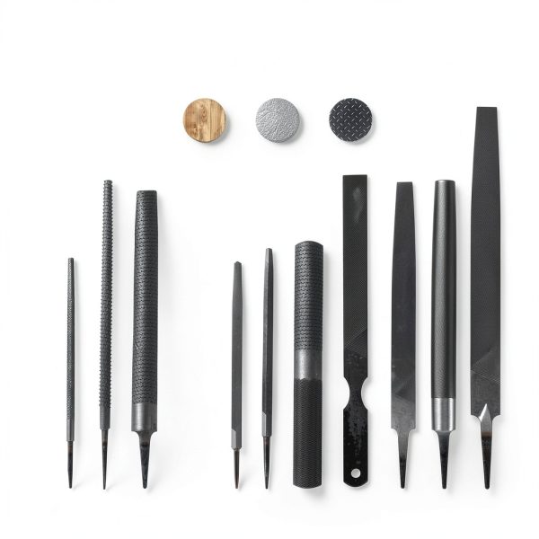 Neiko Metal File and Rasp Set 12-Piece Hand Files with PVC Handles-2