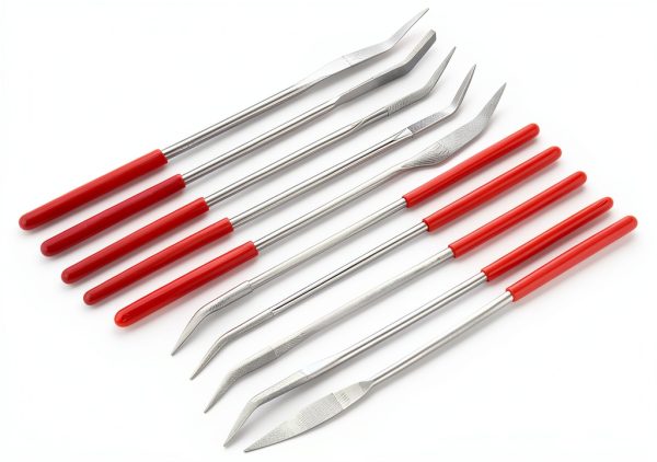 YAKAMOZ Curved Mini Diamond Needle File Set 10pcs – Stainless Steel-2