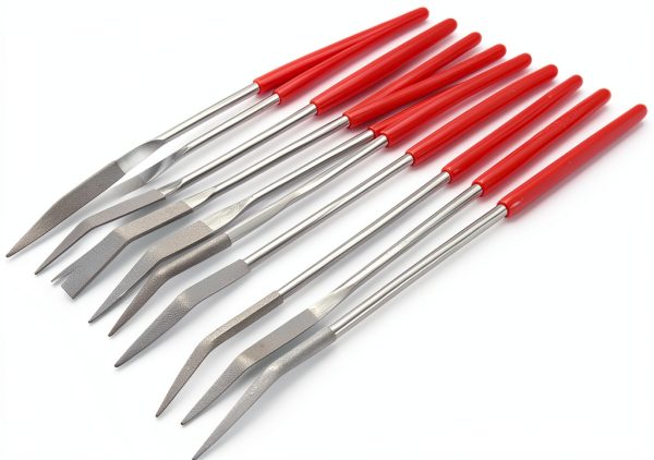 YAKAMOZ Curved Mini Diamond Needle File Set 10pcs – Stainless Steel-0