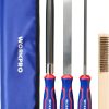 WORKPRO Metal File Set 3‑Piece 8‑Inch High Carbon Steel Hand Files-0