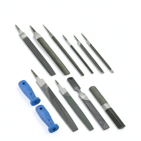Neiko Metal File and Rasp Set 12-Piece Hand Files with PVC Handles-1