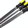 AihuiWood Rasp File Set 3 Pack High Carbon Steel Woodworking Files-0
