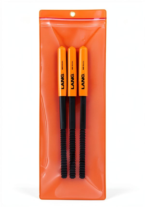 Thread Restorer File Set 2573 3-Piece by Lang Tools Black Metal Files-2
