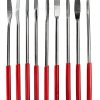 YAKAMOZ Curved Mini Diamond Needle File Set 10pcs – Stainless Steel-1