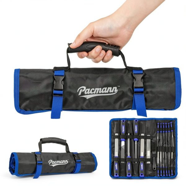 Pacmann 32‑piece metal file set with Diamond Needle Files and Wood-4
