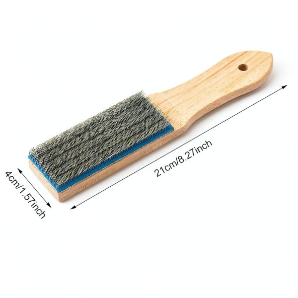 Steel File Card Brush 2-Piece Set by Chumia 8'' Hand File Cleaner-1