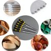 Mini Hand Files, 6pcs, Total 6.3in, Strength Alloy Steel Needle File Set, Small Metal File Tools for Detailed Tasks, Includes Round, Bi-Half Round, Flat, Square, Flat Warding, Triangular-4