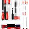 Metal File Set 17-Piece T12 Drop Forged Alloy Steel Hand Files SHALL-0