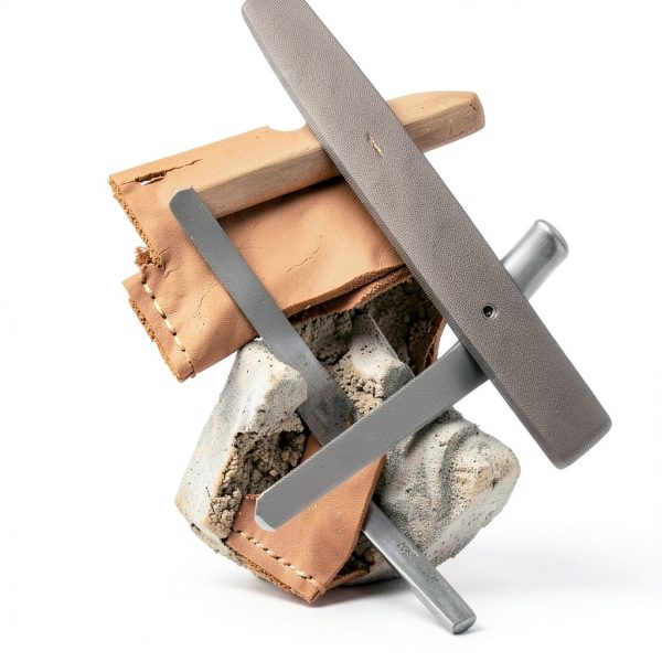 Metal Hand File by Uaorexplo – 8in Carbon Steel with Rubber‑Wood Grip-3