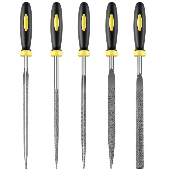 Metal Needle File Set 5pcs Premium Hand Files by XEKIGU Hardened Alloy-0