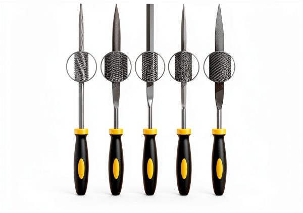 Mini Hand Files, 6pcs, Total 6.3in, Strength Alloy Steel Needle File Set, Small Metal File Tools for Detailed Tasks, Includes Round, Bi-Half Round, Flat, Square, Flat Warding, Triangular-2
