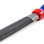 Half Round File WORKPRO W051003 8in Steel File with Anti‑Slip Grip-0