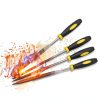 Mini Hand Files, 6pcs, Total 6.3in, Strength Alloy Steel Needle File Set, Small Metal File Tools for Detailed Tasks, Includes Round, Bi-Half Round, Flat, Square, Flat Warding, Triangular-5
