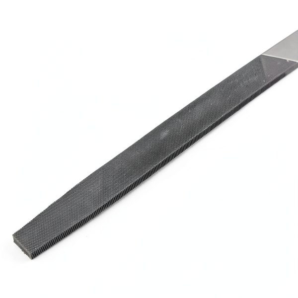 6-inch Flat Medium Cut File XAQISHIRE Double Cut Teeth Carbon Steel-2