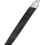 6-inch Flat Medium Cut File XAQISHIRE Double Cut Teeth Carbon Steel-0